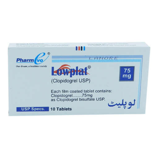Picture of Lowplat 75mg Tab 10x1s